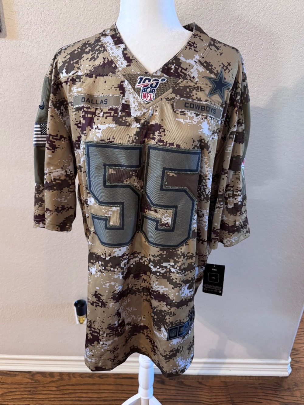 Leighton Vander Esch Dallas Cowboys Nike Salute To Service Limited Jersey NIKE L